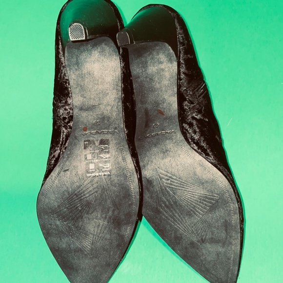 Vagabond shoemakers Black Velvet Esther Ankle Boots Booties (G) - Picture 3 of 3